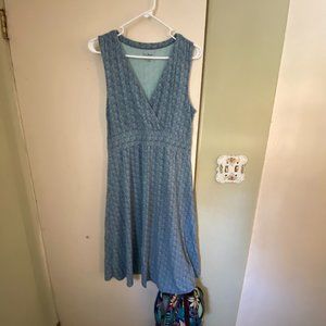 LL Bean Knit Surplice Summer Dress